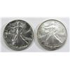 Image 1 : 1989 & 2004 AMERICAN SILVER EAGLES