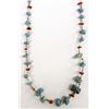 Image 1 : Vintage Native American Turquoise Nugget Necklace