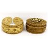 Image 1 : Hand Crafted Cork Cuff Bracelet & Trinket Box