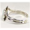 Image 2 : Navajo Sterling Turquoise Bracelet by J. Platero