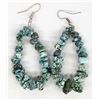 Image 1 : Native American Navajo Turquoise Nugget Earrings