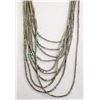 Image 1 : Navajo Liquid Silver Multi-Strand Necklace