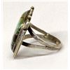 Image 2 : Vintage Navajo Sterling Turquoise Ring, Size 12
