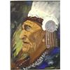Image 1 : Original Painting of Native American Chief