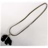 Image 2 : Zuni Onyx Bear Fetish Pendant Necklace