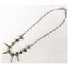 Image 2 : Native American Navajo Silver Turquoise Necklace