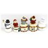Image 2 : 5 Holiday Ceramic Trinket Boxes
