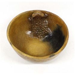 Navajo Horned Toad Pottery Bowl by Manygoats