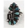 Image 1 : Zuni Sterling Silver Petit Point Ring