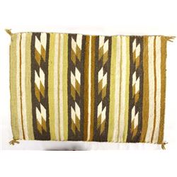 Navajo Wool Textile Rug by Katherine Lewis