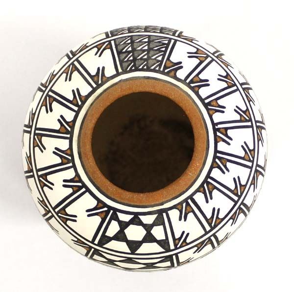 Santo Domingo Pueblo Pottery Jar by Mabel Lourdes