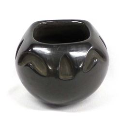 Santa Clara Carved Pottery Jar by Sophie Cata