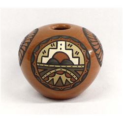 Santa Clara Pottery Seed Jar by Minnie Vigil