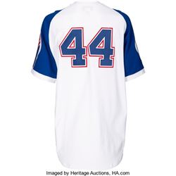 Hank Aaron Signed Jersey