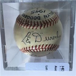 Leo Durocher  Baseball 1945 Brooklyn Dodgers