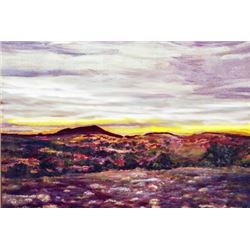 Sunset on La Bajada, New Mexico