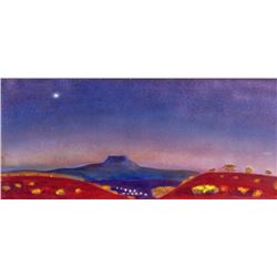 Twilight Over the Pedernal