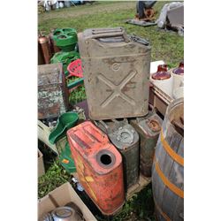 4 Military Jerry Cans  ***MUST Pickup