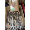 Image 1 : Assortment of Wrenches in a Small Metal Tool Box  ***Heavy