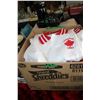 White & Red Canada Video Jackets (14) - All Size Large