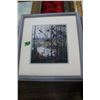 Image 1 : 4 Framed Prints - From the Group of Seven **Signatures on Paintings: (#1 Trees with Lake in Backgrou