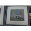 Image 2 : 4 Framed Prints - From the Group of Seven **Signatures on Paintings: (#1 Trees with Lake in Backgrou