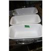 Image 1 : Set of (3) Ceramic Chafing Pans