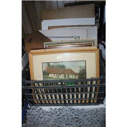 Box with Frames & Pictures   ***Heavy