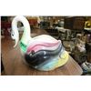 Image 1 : Large Ceramic Swan Planter - Made by Sequoia