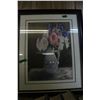 Image 1 : Framed & Matted Print of Flowers in a Vase