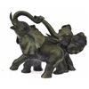 Image 3 : Real Bronze of Two Baby Elephants