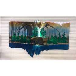 Majestic Bear Metal Art Work