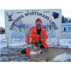 Saskatchewan Trophy Whitetail Deer Hunt