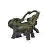 Image 2 : Real Bronze of Two Baby Elephants