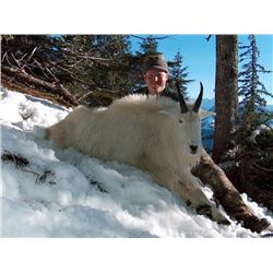 British Columbia Mountain Goat Hunt for 1  Milligan Outfitting