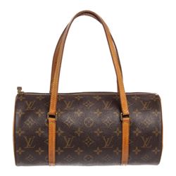 Louis Vuitton Monogram Canvas Leather Papillon 30 cm Shoulder Bag