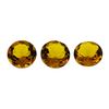 Image 1 : 16.14 ctw.Natural Round Cut Citrine Quartz Parcel of Three