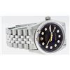 Image 1 : Rolex Mens Stainless Steel 36MM Black Diamond Datejust Wristwatch