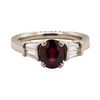 Image 2 : 2.50 ctw Ruby and Diamond Ring - Platinum