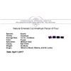 Image 3 : 22.28 ctw. Natural Emerald Cut Amethyst Parcel of Four