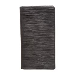 Louis Vuitton Black Epi Leather Checkbook Wallet