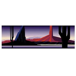 Beneath The Silent Sky by Eyvind Earle (1916-2000)