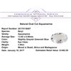 Image 1 : 3.90 ct.Natural Oval Cut Aquamarine