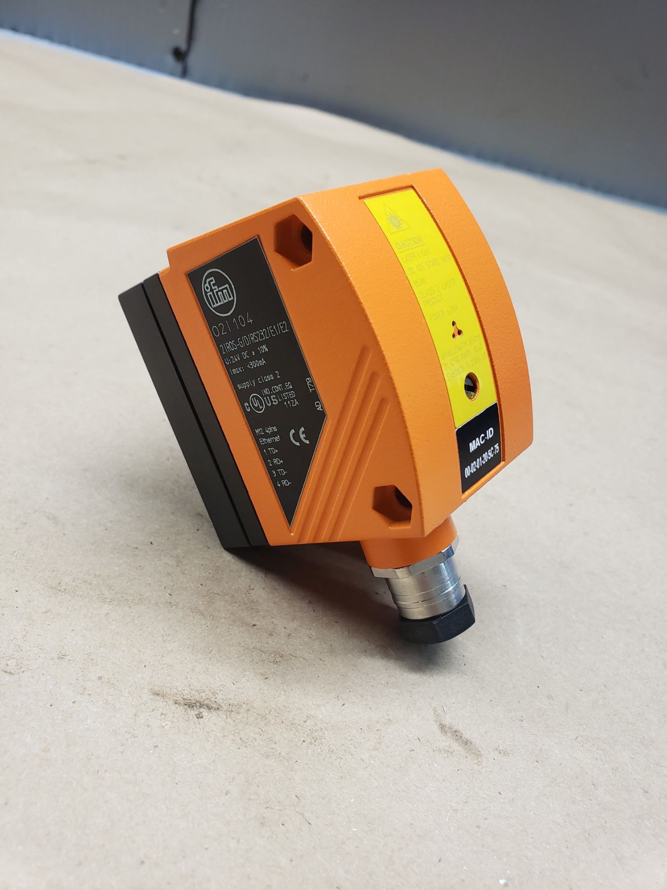 Ifm Scanner IFM Efector 02I104 Bar Code Reader - BTM Industrial