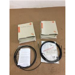 (2) IFM Efector E20603 Fiber Optics Cable