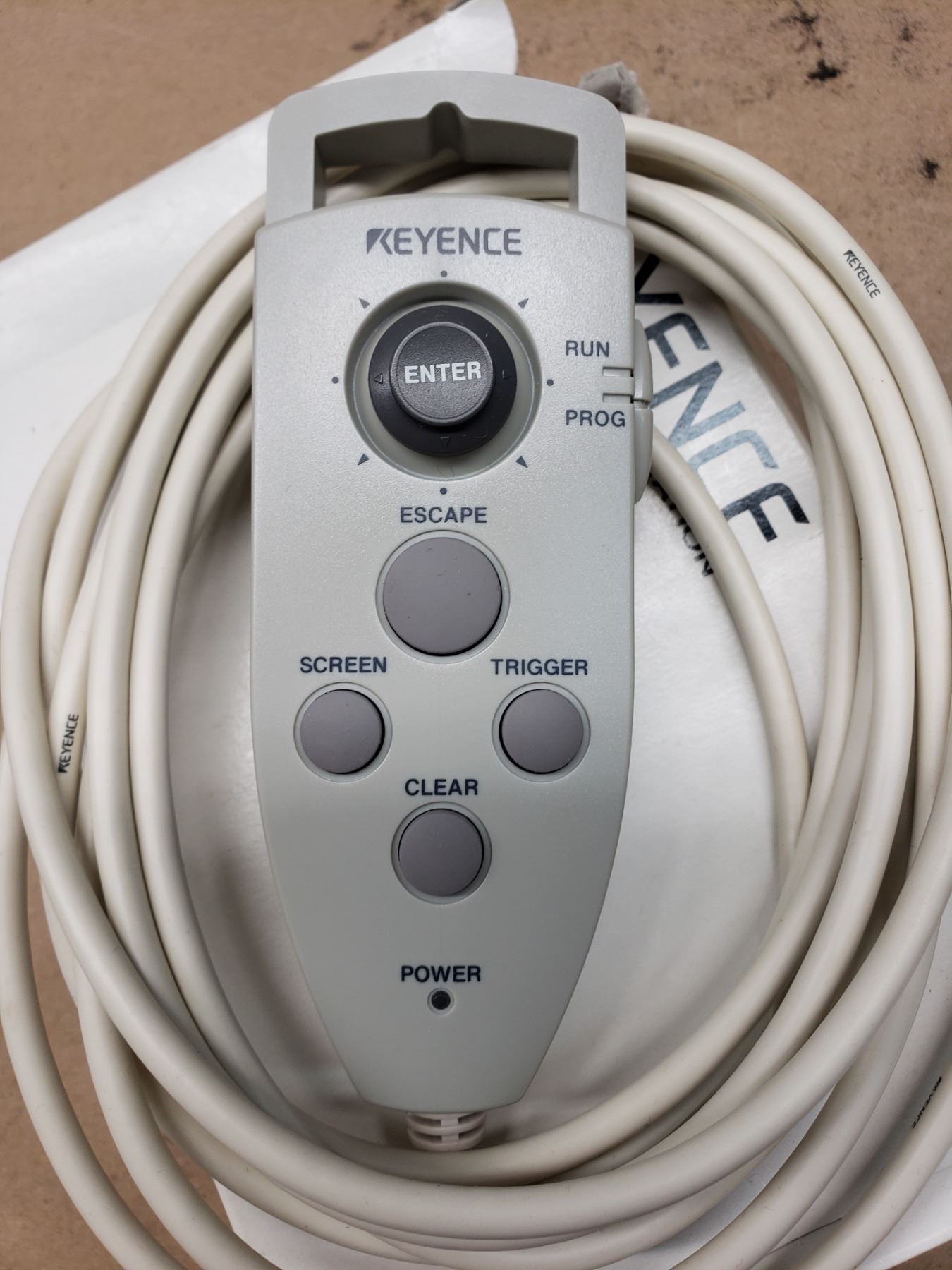 Keyence OP-30938 Machine Vision Camera Remote Console CV Pendant Controller