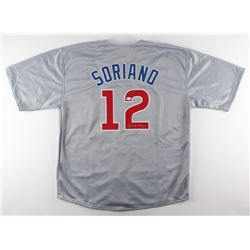 Alfonso Soriano Signed Cubs Jersey (JSA COA)