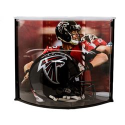Matt Ryan Signed Falcons Full-Size Authentic Pro-Line Helmet with Curve Display Case (Fanatics)