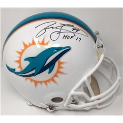 Jason Taylor Signed LE Dolphins Full-Size Authentic On-Field Helmet Inscribed "HOF 17" (Steiner COA)