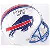 Image 1 : O. J. Simpson Signed Bills Throwback Full-Size Helmet Inscribed "HOF 85'" (JSA COA)